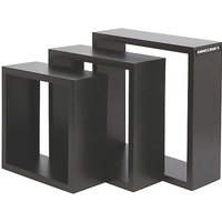PHOENIX Wandregal-Set »MINECRAFT«, BxHxT: 28 x 28 x 12 cm, max. Tragfähigkeit: 6 kg - schwarz von Phoenix