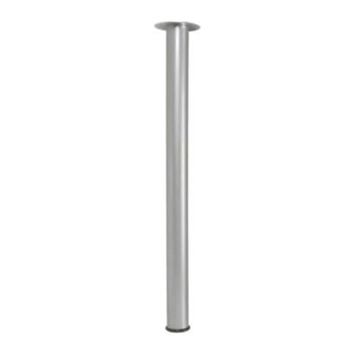 Phönix 804201SI Schreibtisch-Fuss 2er Set Holz 5 x 5 x 70 cm, silber von Phoenix