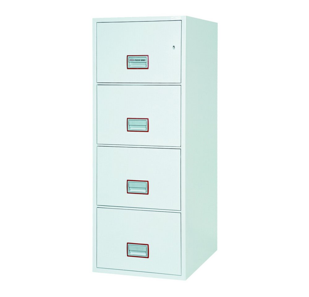Phoenix Aktenschrank Phoenix FS2254K - Vertikaler Aktenschrank - 4 Schubladen - Weiß (1-St) von Phoenix