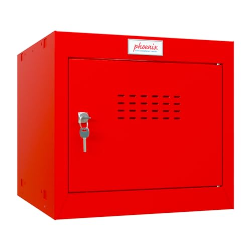 Phoenix CL0344RRK Würfel Schließfach Klein Rot m. Schlüssel-Schloss (B x H x T) 400 x 365 x 400mm von Phoenix