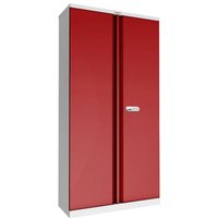 Phoenix SCL1891GRE Stahlschrank Groß grau/rot m. Electr.-Schloss (B x H x T) 915 x 1830 x 370mm mit von Phoenix