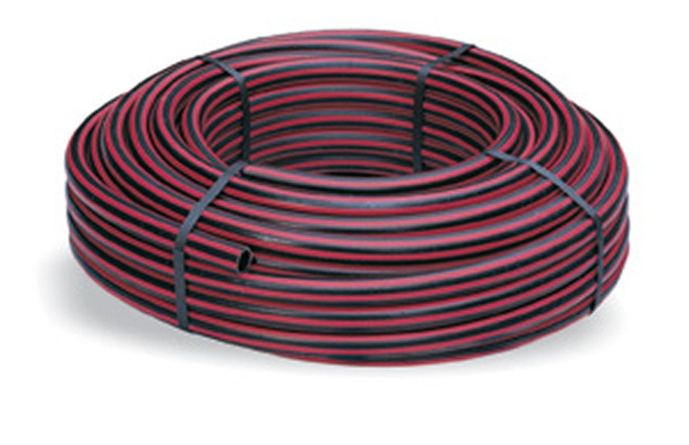 Phoenix Schlauch 40er Pack GUMMI-WASSERSCHLAUCH, EPDM, Schwarz mit roten Streifen, 40 m von Phoenix