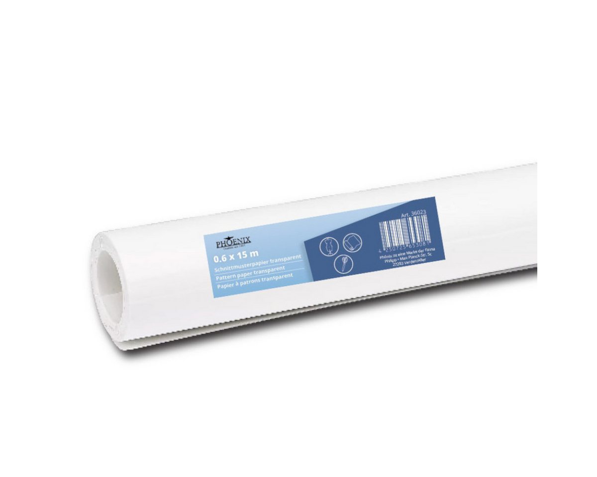 Phönix Transparentpapier Phönix Schnittmusterpapier transparent 0.6 x15m Phönix Transparentpapier Phönix Schnittmusterpapier transparent 0.6 x15m von Phönix