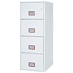 Phoenix World Class Vertical Fire File Feuersicherer Hängeregistraturschrank 49 L FS2254K Schlüsel Weiß 525 x 675 x 1.405 mm von Phoenix
