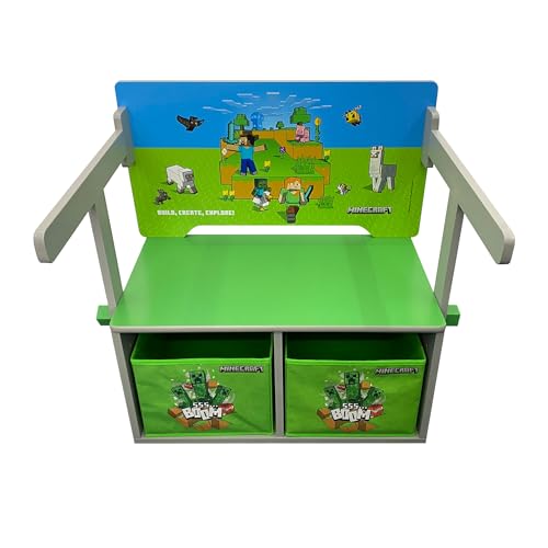 phoenix group Minecraft - umklappbare Sitzbank mit Armlehne und Stauraum zu Spieletisch mit Sitzbank und Stauraum phoenix group Minecraft - umklappbare Sitzbank mit Armlehne und Stauraum zu Spieletisch mit Sitzbank und Stauraum von Phoenix