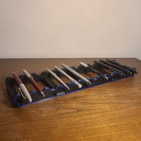 Fountain Pen Wave Style Ablage Und - Füllfederhalter Desktop Office Organizer Modulare Stiftaufbewahrung Für Große Sammlungen von PhoenixDesignsCA