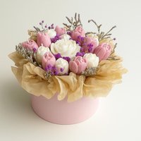 Handgemachtes Kerzen-Blumenbouquet | Geschenk Für Sie Hochzeit, Geburtstag, Deko von PhoenixFirelights