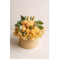 Pfirsichfarbener Kerzenstrauß - Handgemachtes Sojawachs-Geschenk Duftende Deko-Kerzenbox Für Jeden Anlass Pfirsichfarbener Kerzenstrauß - Handgemachtes Sojawachs-Geschenk Duftende Deko-Kerzenbox Für Jeden Anlass von PhoenixFirelights