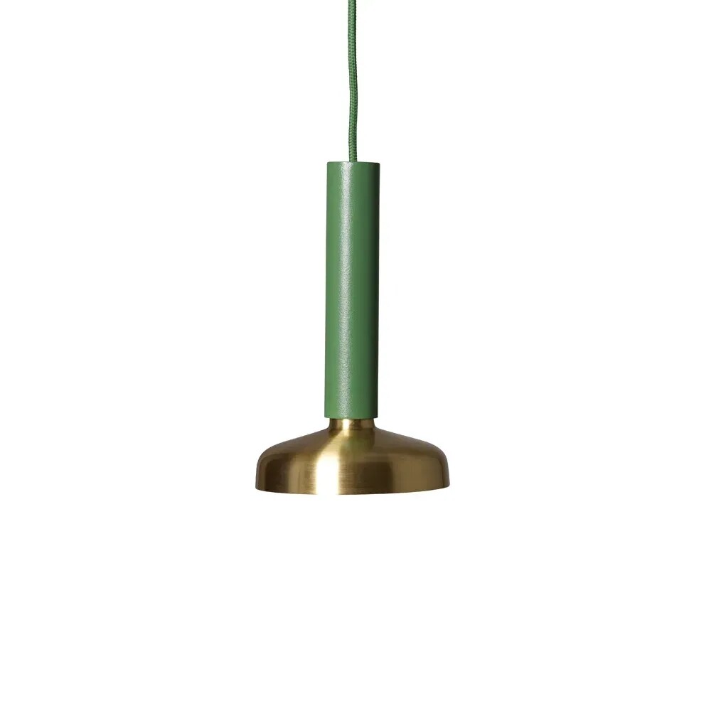 Pholc - Blend 9 Pendelleuchte Green/Brass Pholc von Pholc