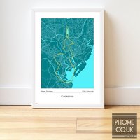 Cardiff - Halbmarathon Finisher's Print Geschenke Für Läufer Finisher von PhomeCoUk