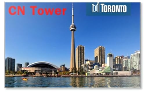 CN Tower Toronto Waterfront Kanada Kühlschrankmagnet von Photomagnet