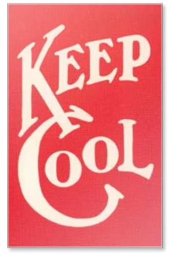 Keep Cool Kühlschrankmagnet, Motiv Zitate von Photomagnet