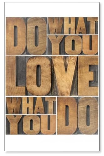 Kühlschrankmagnet, Motiv"Do What You Love What You Do" von Photomagnet
