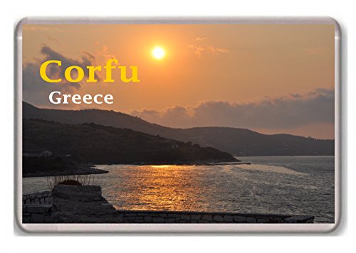 Kühlschrankmagnet Griechenland Korfu von Photo Magnet