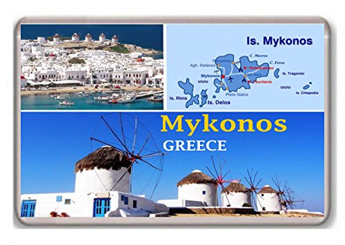Kühlschrankmagnet Griechenland Mykonos von Photomagnet