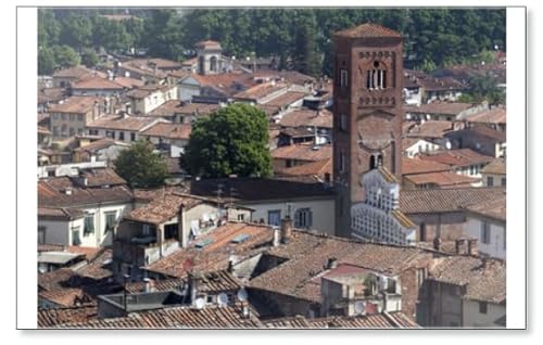 Photo Magnet Blick auf die Kathedrale Lucca Toskana Italien Kühlschrankmagnet von Photo Magnet