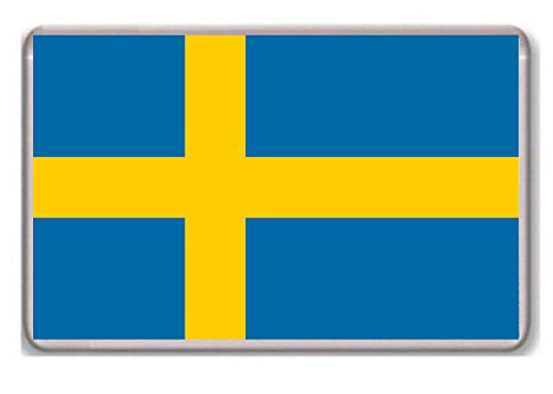 Kühlschrankmagnet Flagge Schweden von Photo Magnet