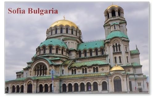St. Alexander Nevsky Kathedrale Sofia bulgarische Kühlschrankmagnet von Photomagnet
