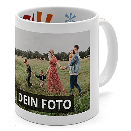 PhotoFancy® - Geburtstagstasse mit Foto selbst gestalten - Fototasse personalisieren und bedrucken von PhotoFancy