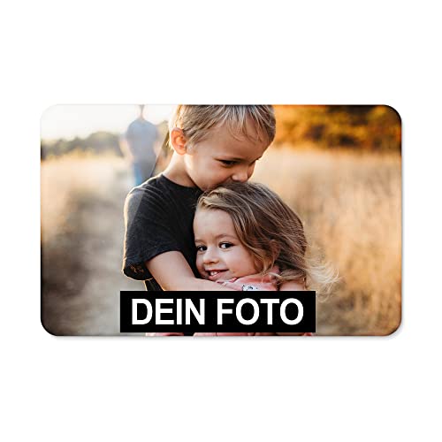 PhotoFancy® - Personalisierter Acrylglas-Kühlschrankmagnet mit eigenem Foto - Fotomagnet aus Acryl gestalten - Variante wählen - Form: Eckig von PhotoFancy