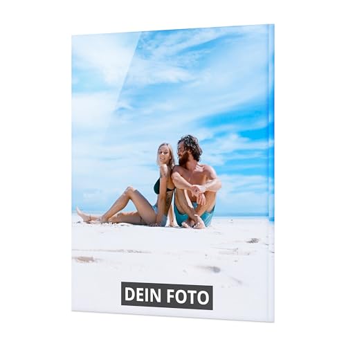 PhotoFancy® – Personalisiertes Acrylglas Wandbild mit eigenem Foto selbst gestalten - Foto auf Acrylglas bedrucken lassen - Hochformat - Acrylglas 3mm von PhotoFancy