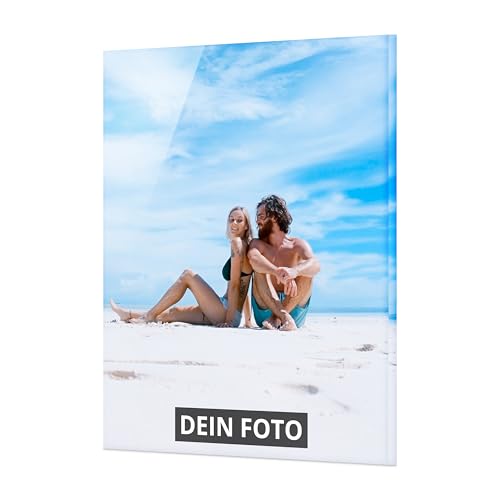 PhotoFancy® – Personalisiertes Acrylglas Wandbild mit eigenem Foto selbst gestalten - Foto auf Acrylglas bedrucken lassen - Hochformat - Acrylglas 5mm von PhotoFancy