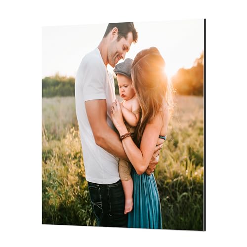 PhotoFancy® – Personalisiertes Alu-Dibond Wandbild mit eigenem Foto selbst gestalten - Foto auf Metall drucken lassen - Wandbild bedrucken - Material, Stärke und Format Wählen von PhotoFancy