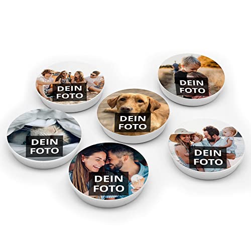 PhotoFancy® - Personalisiertes Magnet-Set mit 6 Fotos gestalten - Kühlschrankmagnete Bedrucken von PhotoFancy