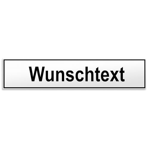 PhotoFancy® - Personalisiertes Straßenschild mit eigenem Text gestalten - Kunststoff-Wegweiser mit Wunschnamen bedrucken - Größe 36,4 cm x 7,7 cm - Design: Standard von PhotoFancy