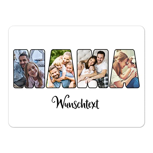 PhotoFancy® - Personalisiertes Tischset 'Mama' - Platzset mit eigenem Foto und Text (Kunststoff 39 x 29 cm) von PhotoFancy