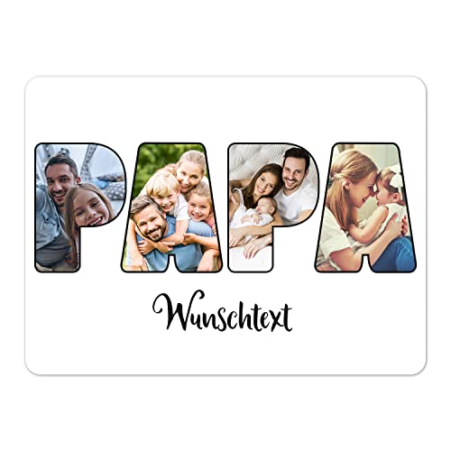 PhotoFancy® - Personalisiertes Tischset 'Papa' - Platzset mit eigenem Foto und Text (Kunststoff 39 x 29 cm) von PhotoFancy