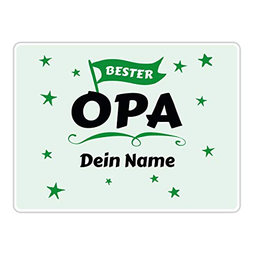 PhotoFancy® - Tischset mit Namen personalisiert - Personalisierbares Tischset Bedrucken (Bester Opa) von PhotoFancy