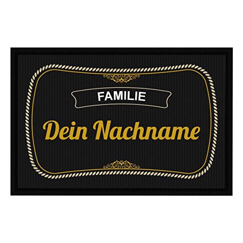 PhotoFancy Fussmatte mit Namen personalisiert - Fußmatte mit Namen Bedrucken (Familie, 60 x 40) von PhotoFancy
