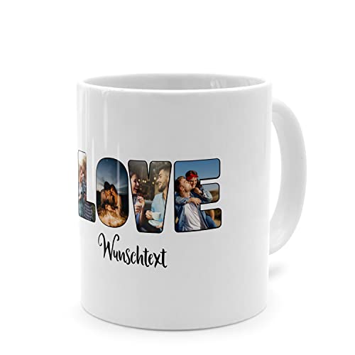PhotoFancy® - Fototasse 'Love' - Personalisierte Tasse mit eigenem Foto und Text selbst gestalten - Weiß PhotoFancy® - Fototasse 'Love' - Personalisierte Tasse mit eigenem Foto und Text selbst gestalten - Weiß von PhotoFancy