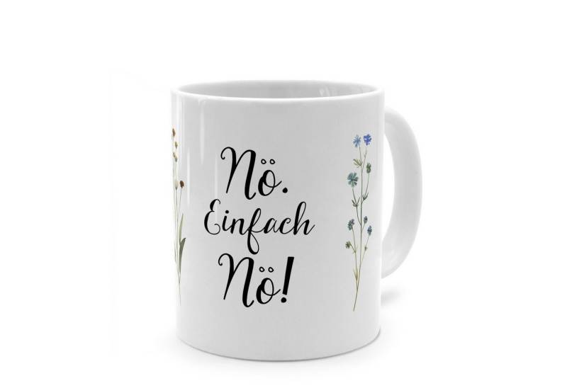 PhotoFancy Tasse mit lustigem Spruch 'Nö' - Sprüchetasse mit Humor, Tasse Standard - Weiß von PhotoFancy