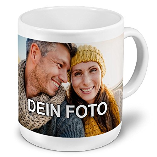 PhotoFancy® - XXL Tasse mit Foto Bedrucken Lassen - Jumbo-Becher Personalisieren - Riesentasse selbst gestalten (XXL [750 ml], weiß) von PhotoFancy