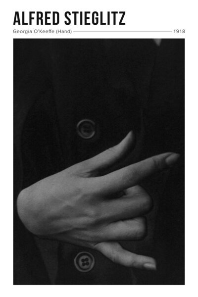 Photocircle Poster / Leinwandbild - Alfred Stieglitz: Georgia O’Keeffe 2 - Ausstellung.poster von Photocircle
