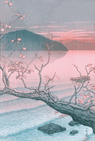 Photocircle Poster / Leinwandbild - Autumn by Hasui Kawase von Photocircle