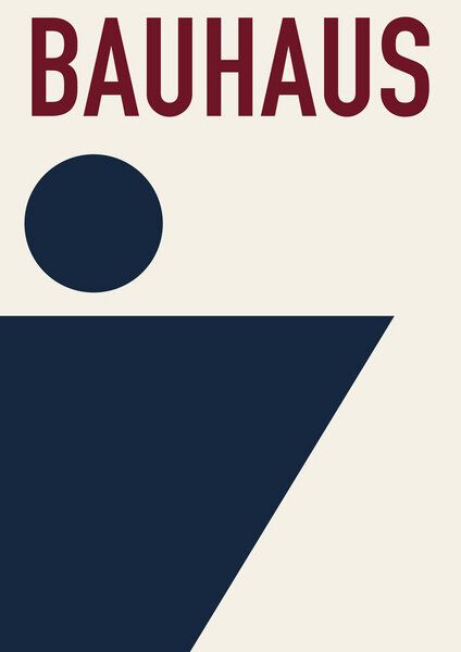 Photocircle Poster / Leinwandbild - Bauhaus Ausstellung Poster 1923 Photocircle Poster / Leinwandbild - Bauhaus Ausstellung Poster 1923 von Photocircle