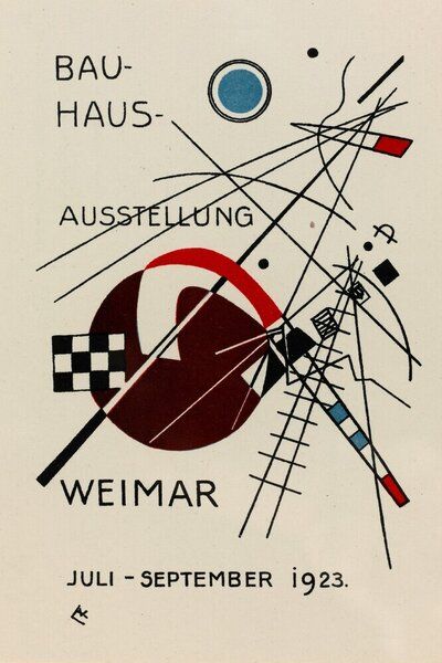 Photocircle Poster / Leinwandbild - Bauhaus Ausstellung Vintage Poster Photocircle Poster / Leinwandbild - Bauhaus Ausstellung Vintage Poster von Photocircle