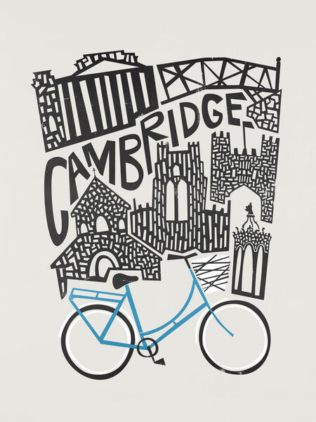 Photocircle Poster / Leinwandbild - Cambridge Cityscape von Photocircle