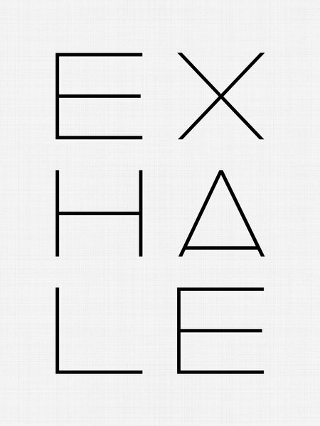 Photocircle Poster / Leinwandbild - Exhale von Photocircle