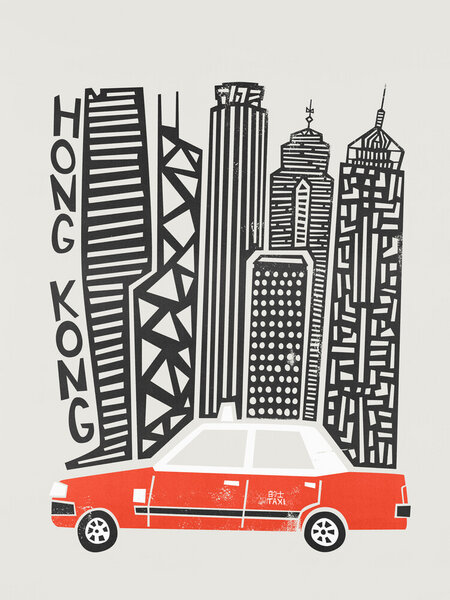 Photocircle Poster / Leinwandbild - Hong kong Cityscape Photocircle Poster / Leinwandbild - Hong kong Cityscape von Photocircle