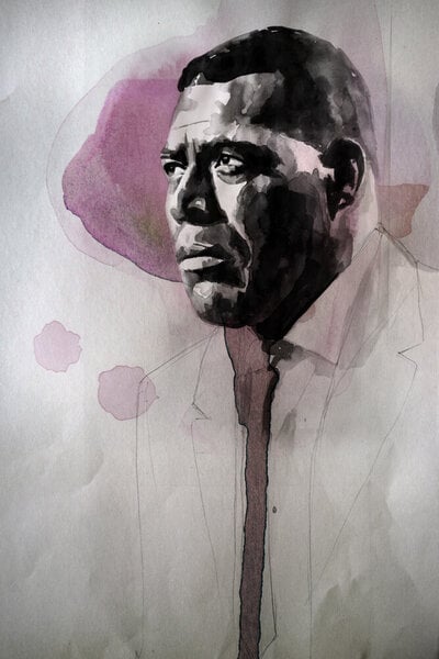 Photocircle Poster / Leinwandbild - Howlin Wolf von Photocircle