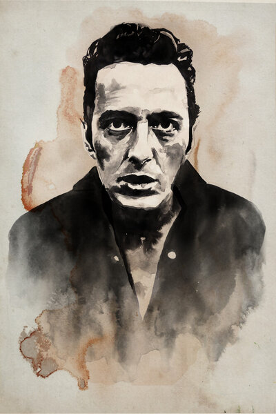 Photocircle Poster / Leinwandbild - Joe Strummer von Photocircle