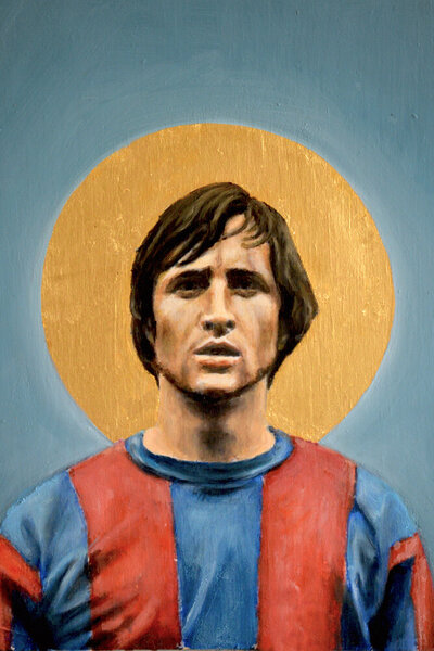 Photocircle Poster / Leinwandbild - Johan Cruyff von Photocircle