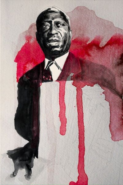 Photocircle Poster / Leinwandbild - Leadbelly Photocircle Poster / Leinwandbild - Leadbelly von Photocircle