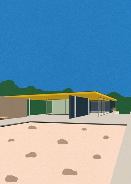 Photocircle Poster / Leinwandbild - Ludwig Mies van der Rohe Barcelona-Pavillon Photocircle Poster / Leinwandbild - Ludwig Mies van der Rohe Barcelona-Pavillon von Photocircle
