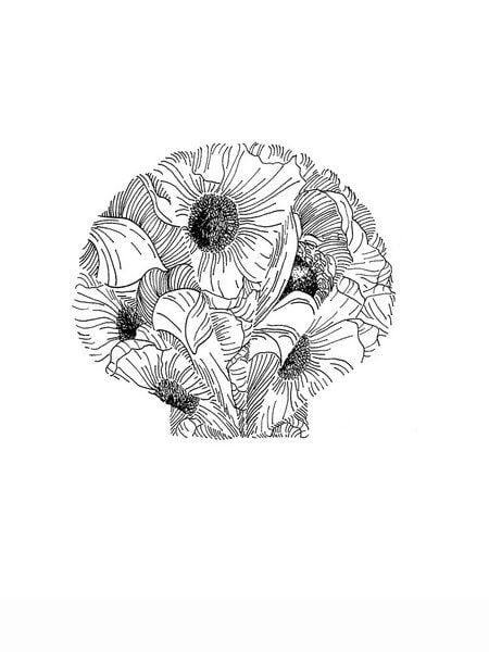 Photocircle Poster / Leinwandbild - Mantika Blumen Muschel Photocircle Poster / Leinwandbild - Mantika Blumen Muschel von Photocircle