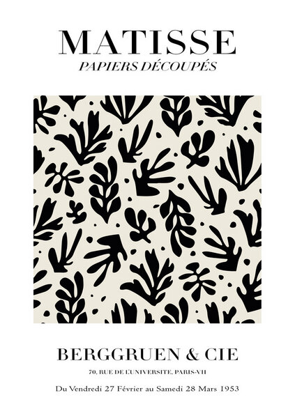 Photocircle Poster / Leinwandbild - Matisse - Papiers Découpés von Photocircle